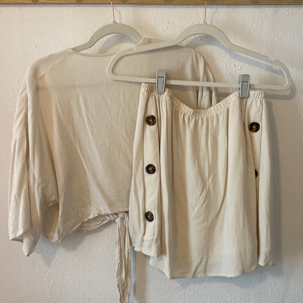 TOLUCA SWIM SKIRT & TOP SET